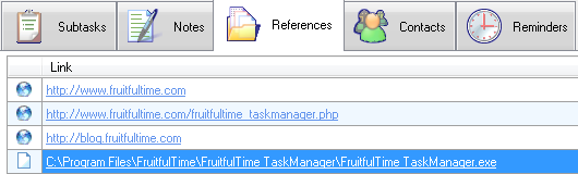 FruitfulTime Task Manager - References