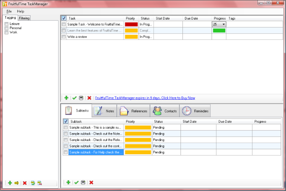 FruitfulTime Task Manager